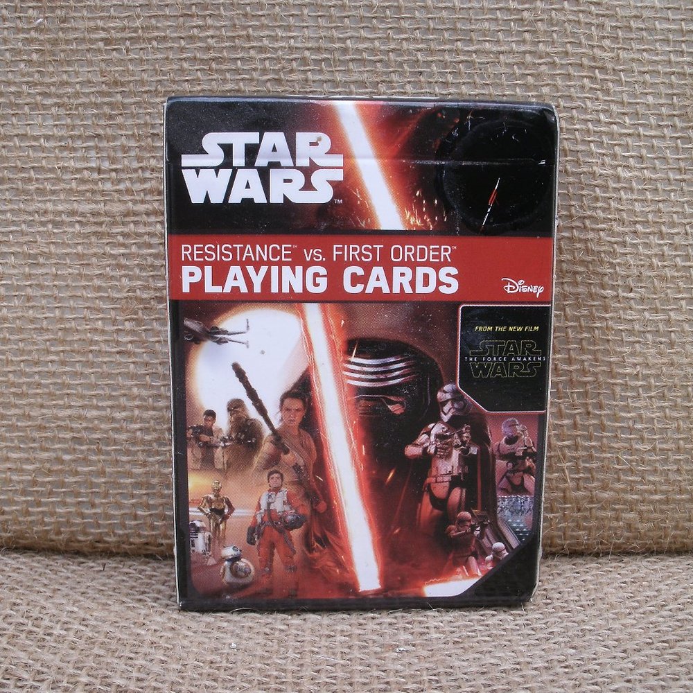 Star Wars Force Awakens Playing Cards NIB